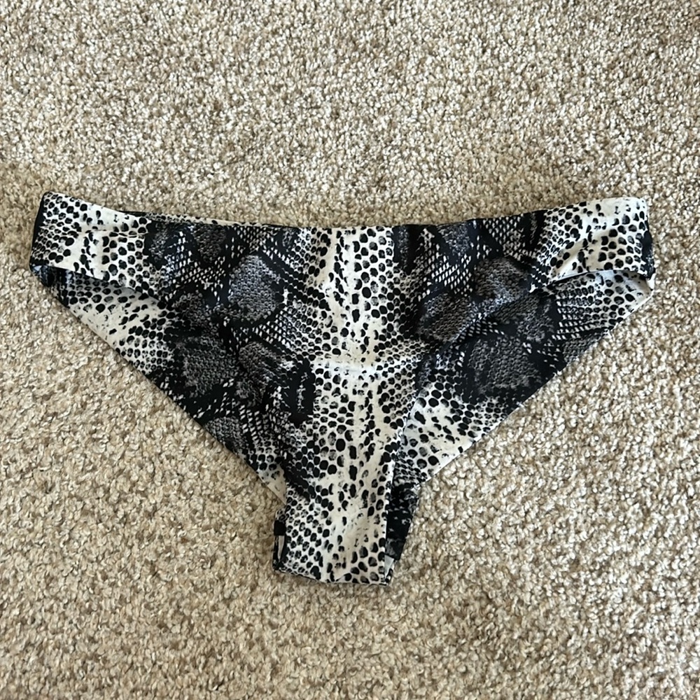 Aerie snake print cheeky swimsuit bottoms